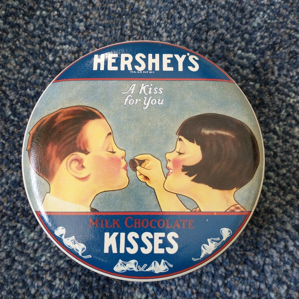 Hershey's Kiss tin
